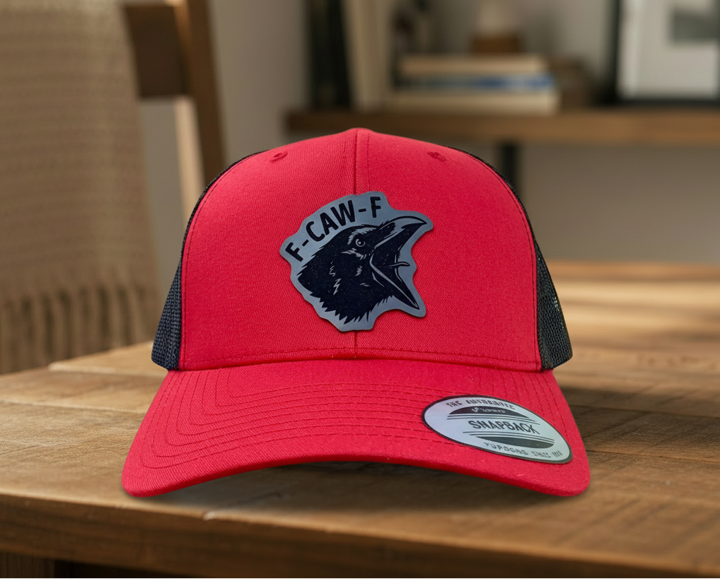F-CAW-F Hat - table background