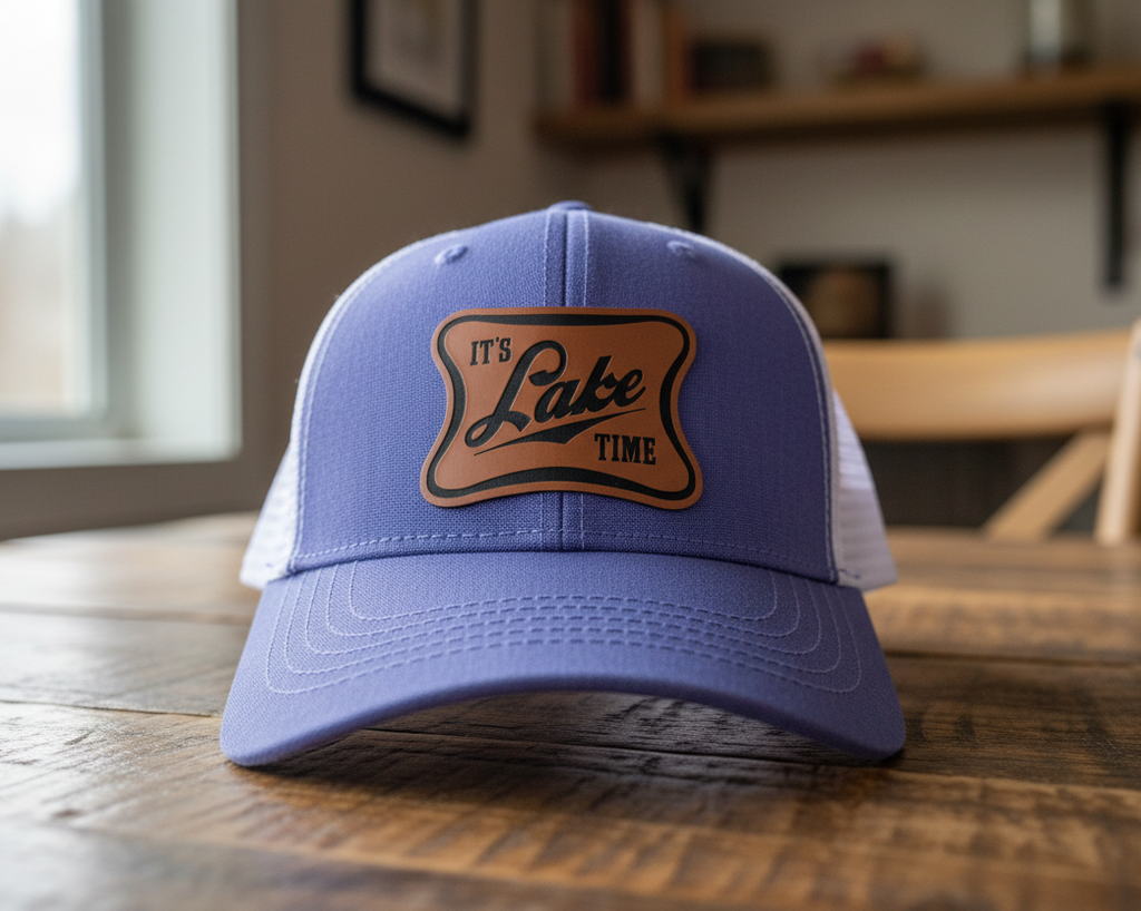 It's Lake Time Hat - purple blue