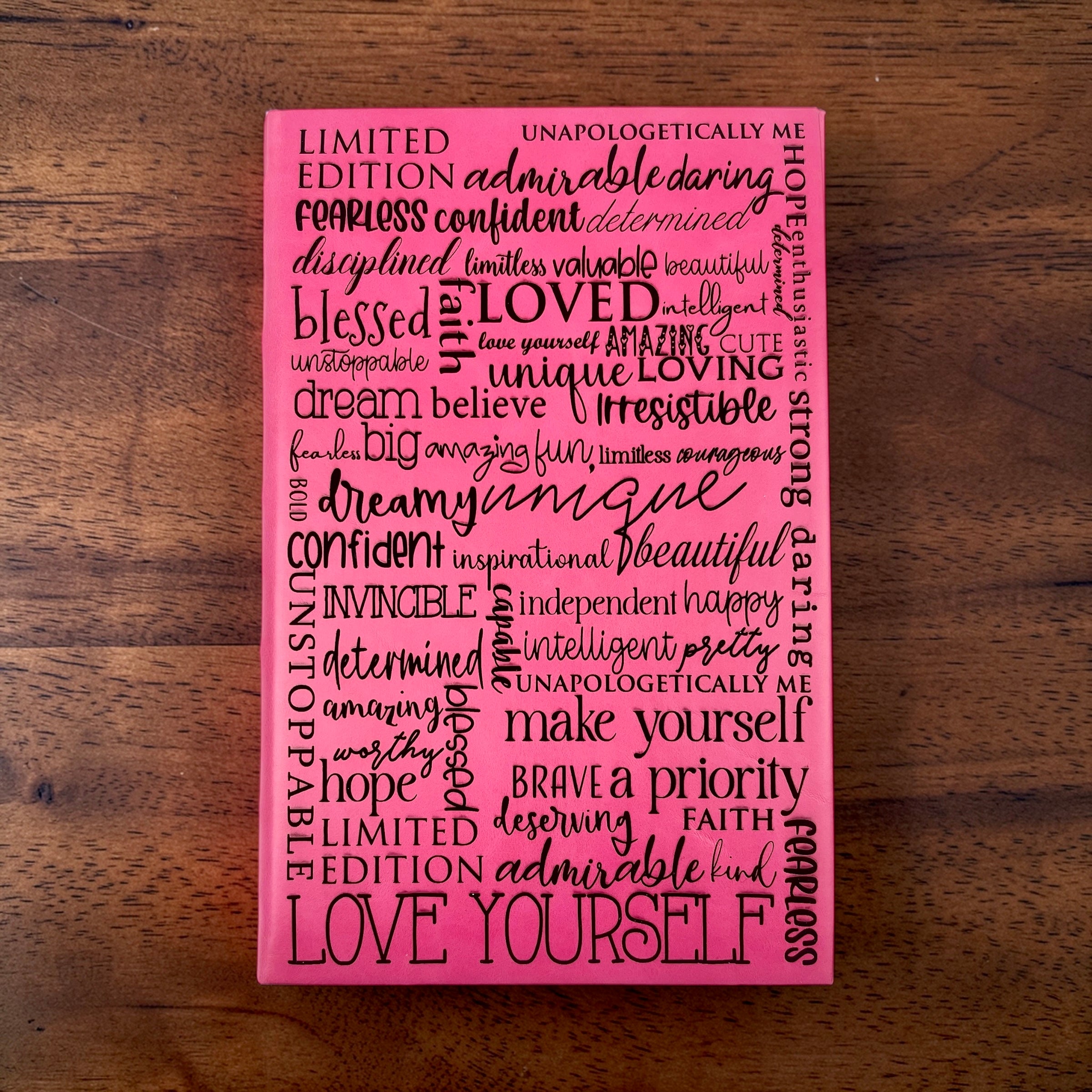 Positive Affirmations Premium Leatherette Journal
