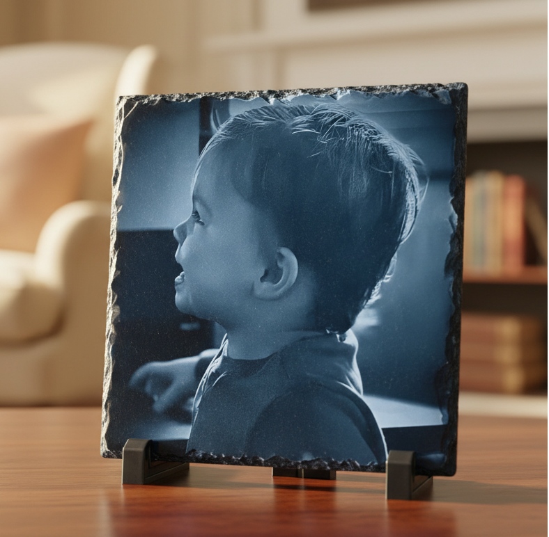 Square Photo Slate - third image focused view