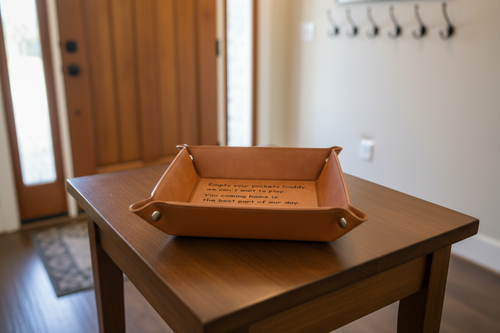 Valet Tray Entryway Overhead Banner