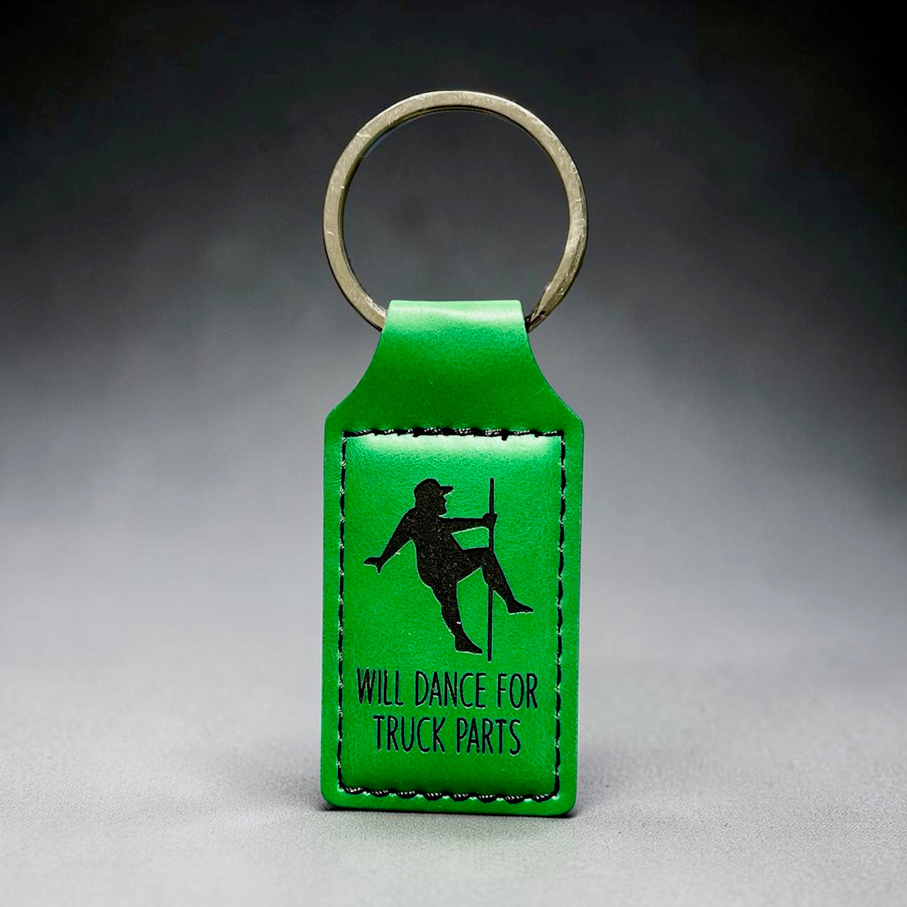 Will Dance For Truck Parts Keychain